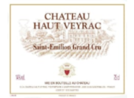 Chateau Haut-Veyrac St Emillion Grand Cru 2018 (AG 93)